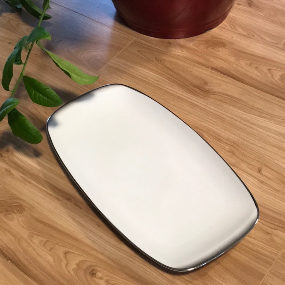 Rosenthal silver rim platter